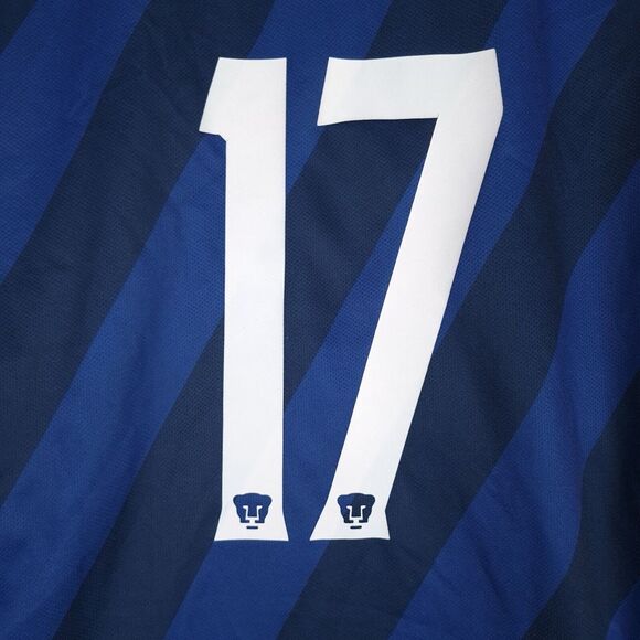 Nike Pumas UNAM Jersey Mens Small Blue 2020/21 Away Football Soccer Dri Fit - Picture 11 of 16